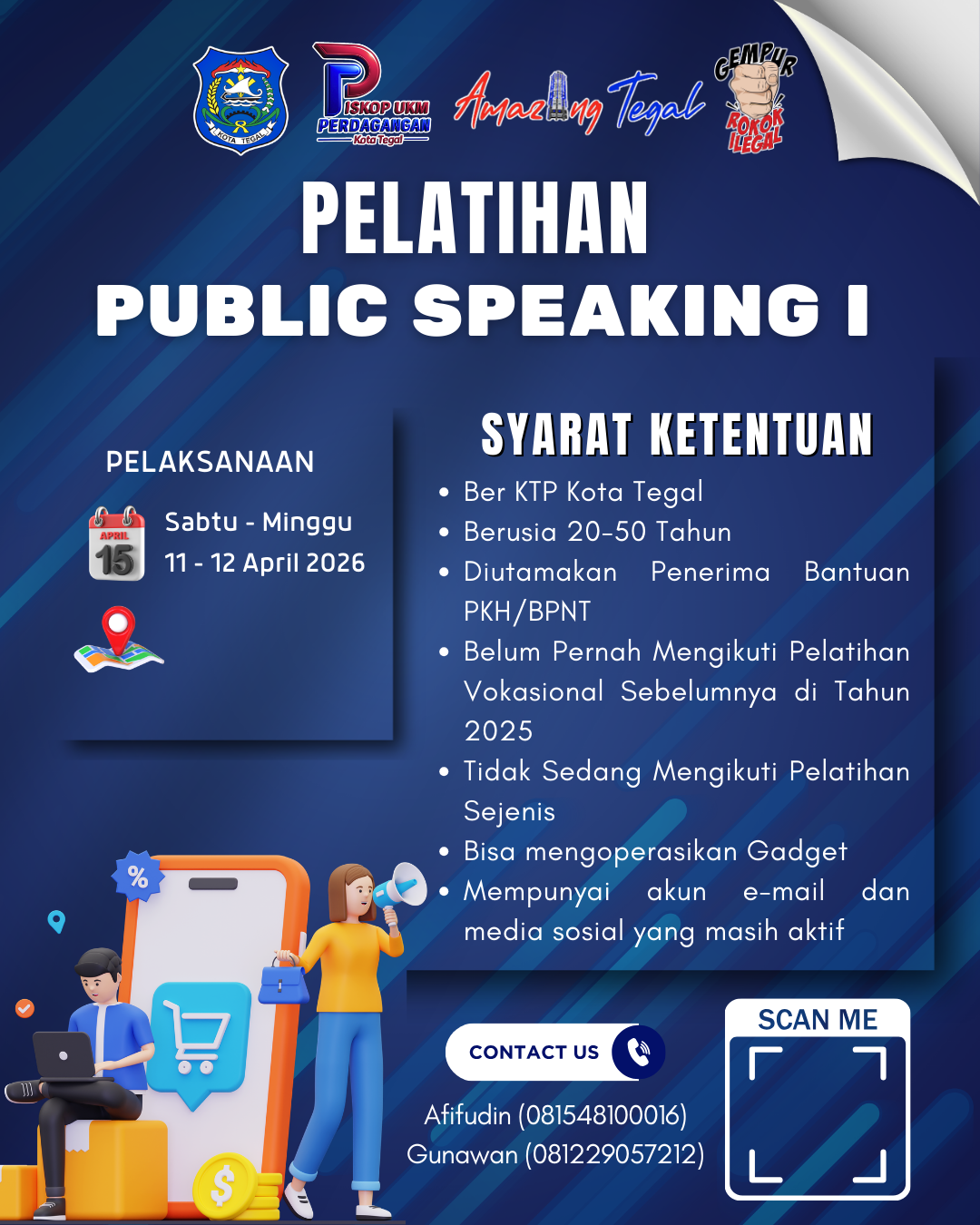 Pelatihan Public Speaking Tehnik Penjualan UMKM I-PERTAMA